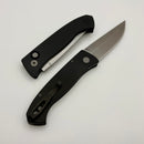Pro-Tech Brend Auto Black Aluminum Handle & Stonewash MagnaCut WB1101