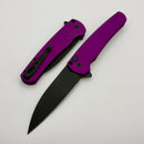 Pro-Tech Malibu Purple Handle w/ Black Hardware & DLC MagnaCut Wharncliffe Blade 5303-Purple