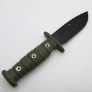 Medford 1881 Knife Works Luke Airman w/ OD Green G-10 & DLC 1095 CV Fixed Blade