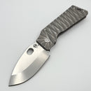 Medford TFF-1 Fat Daddy Bead Blast/Brush Twisted Predator Handles w/ Tumbled MagnaCut