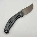 Pre-Owned Custom Knife Factory Blava Blue Milled Titanium & CKF Wash M398