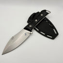 Pre-Owned Microtech Knives & Borka Blades Always Survive Black G-10 Handles & Stonewash 96-10BK