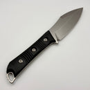 Pre-Owned Microtech Knives & Borka Blades Always Survive Black G-10 Handles & Stonewash 96-10BK