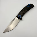 Pre-Owned Custom Knife Factory UMMU Dalawa 2 w/ Carbon Fiber & M398