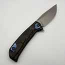 Pre-Owned Custom Knife Factory UMMU Dalawa 2 w/ Carbon Fiber & M398