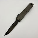 Pre-Owned Microtech Ultratech EX - ZBP Interceptor DLC w/ Natural Clear Handle Signature Series 1117EX-1DLCTNCS