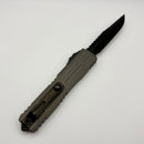Pre-Owned Microtech Ultratech EX - ZBP Interceptor DLC w/ Natural Clear Handle Signature Series 1117EX-1DLCTNCS