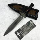 Marfione Custom Knives Vipera Short w/ D/E DLC Two Tone Apocalyptic & Ray Skin Wrapped Handle