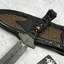 Marfione Custom Knives Vipera Short w/ D/E DLC Two Tone Apocalyptic & Ray Skin Wrapped Handle