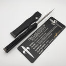 Marfione Custom Halo III Black Handle w/ Mirror Tanto Star Grind M390MK