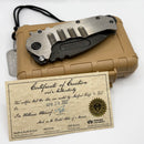 Medford Prae T Titanium Handle with PVD Tanto S35VN (Consignment)