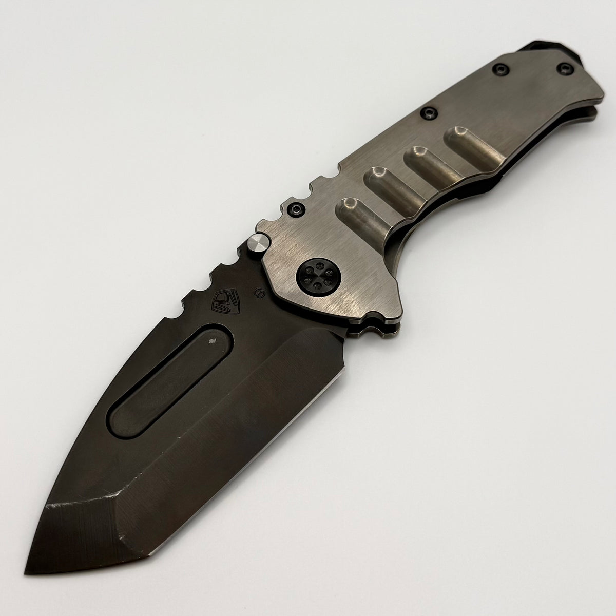 Medford Prae T Titanium Handle with PVD Tanto S35VN (Consignment)