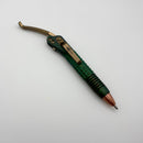 Pre-Owned Marfione Custom Siphon Pen II Antique Green Frag Titanium w/ Bronze Ti Lever & Copper Accents