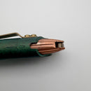Pre-Owned Marfione Custom Siphon Pen II Antique Green Frag Titanium w/ Bronze Ti Lever & Copper Accents