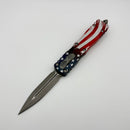 Pre-Owned Microtech Dirac 250th 1776-2026 Apocalyptic D/E Signature Series 225-10APS-4J250
