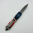 Pre-Owned Microtech Dirac 250th 1776-2026 Apocalyptic D/E Signature Series 225-10APS-4J250