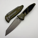 Microtech Socom Elite Warcom w/ OD Green Handles & Apocalyptic 259-10APODS
