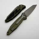 Microtech Socom Elite Warcom w/ OD Green Handles & Apocalyptic 259-10APODS