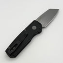 Pro-Tech Runt 5 w/ Black Handle & Stonewash MagnaCut R5401 (Consignment)