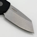 Pro-Tech Runt 5 w/ Black Handle & Stonewash MagnaCut R5401 (Consignment)