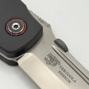 Custom Knife Factory Eagle Rock Zirc Bolsters w/ Carbon Fiber & S110V (Consignment)