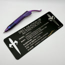 Marfione Custom Siphon Pen II Titanium Purple Haze Frag w/ Purple Stippled Cartridge Tube & Purple Accents