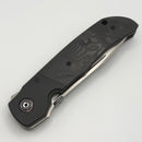 Custom Knife Factory Eagle Rock Zirc Bolsters w/ Carbon Fiber & S110V (Consignment)