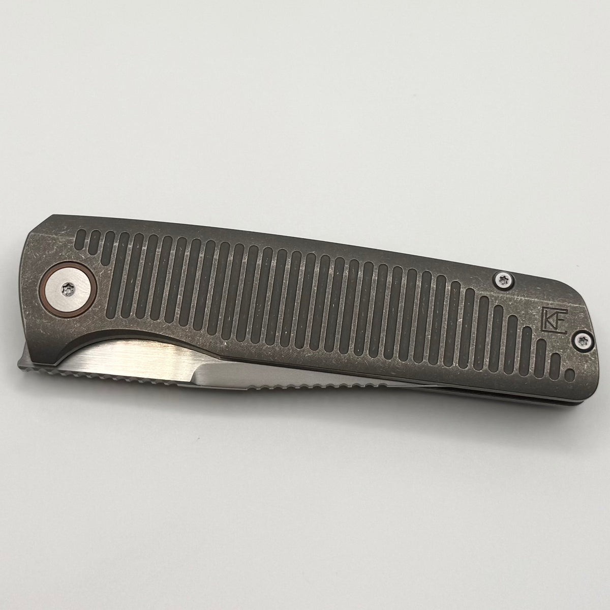 Custom Knife Factory Gnome Titanium & M390 (Consignment)
