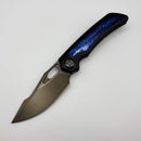 Kunwu Jericho DLC Textured Titanium Handles w/ Timascus Inlay  & DLC Vanax K713T-4