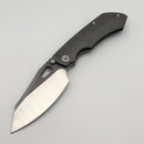 Custom Knife Factory Rotten Design Evo 4.0 Machine Grind S90V w/ Tumbled Handles (Consignment)