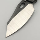 Custom Knife Factory Rotten Design Evo 4.0 Machine Grind S90V w/ Tumbled Handles (Consignment)
