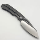 Custom Knife Factory Rotten Design Evo 4.0 Machine Grind S90V w/ Tumbled Handles (Consignment)