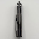 Custom Knife Factory Rotten Design Evo 4.0 Machine Grind S90V w/ Tumbled Handles (Consignment)