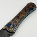 Borka Blades Sean Marfione Ti2 Design Collab SBT Koi Handles & DLC Star Ground Tanto M390