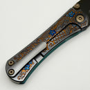 Borka Blades Sean Marfione Ti2 Design Collab SBT Koi Handles & DLC Star Ground Tanto M390