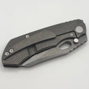 Custom Knife Factory Rotten Design Evo 4.0 Machine Grind S90V w/ Tumbled Handles (Consignment)
