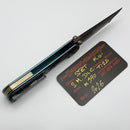 Borka Blades Sean Marfione Ti2 Design Collab SBT Koi Handles & DLC Star Ground Tanto M390