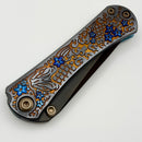 Borka Blades Sean Marfione Ti2 Design Collab SBT Koi Handles & DLC Star Ground Tanto M390