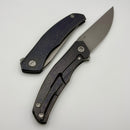 Shirogorov Q95 Ursus w/ Purple Titanium Handle & 3.74" Stonewash Elmax