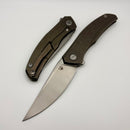 Shirogorov Q95 Ursus w/ Bronze Titanium Handle & 3.74" Stonewash Elmax