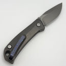 Custom Knife Factory Brat w/ M398 and Titanium/ZircuTi (Consignment)