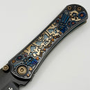 Borka Blades Sean Marfione Ti2 Design Collab SBT Gambler Handles & DLC Star Ground Tanto M390