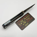 Borka Blades Sean Marfione Ti2 Design Collab SBT Gambler Handles & DLC Star Ground Tanto M390