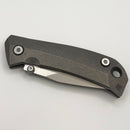 Custom Knife Factory Brat w/ M398 and Titanium/ZircuTi (Consignment)