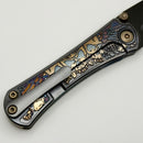 Borka Blades Sean Marfione Ti2 Design Collab SBT Winged Skulls Handles & DLC Star Ground Tanto M390