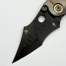 Borka & Sean Marfione Custom One Off Stitch Exp. Serpent w/ Grooved Cosmic Handles & DLC Compound Rocker M390 Blade