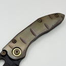 Borka & Sean Marfione Custom One Off Stitch Exp. Serpent w/ Grooved Cosmic Handles & DLC Compound Rocker M390 Blade