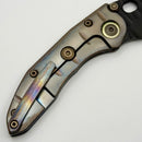 Borka & Sean Marfione Custom One Off Stitch Exp. Serpent w/ Grooved Cosmic Handles & DLC Compound Rocker M390 Blade