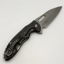 Mechforce Knives Sentry Rick Lala Collab PVD Black Scroll Pattern Titanium & M390 (Consignment)