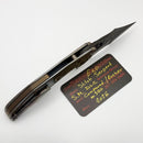 Borka & Sean Marfione Custom One Off Stitch Exp. Serpent w/ Grooved Cosmic Handles & DLC Compound Rocker M390 Blade